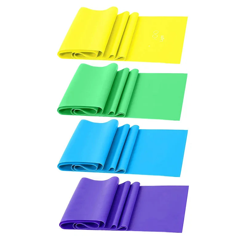 Resistance Bands Set – 4 Levels for Strength, Yoga & Recovery