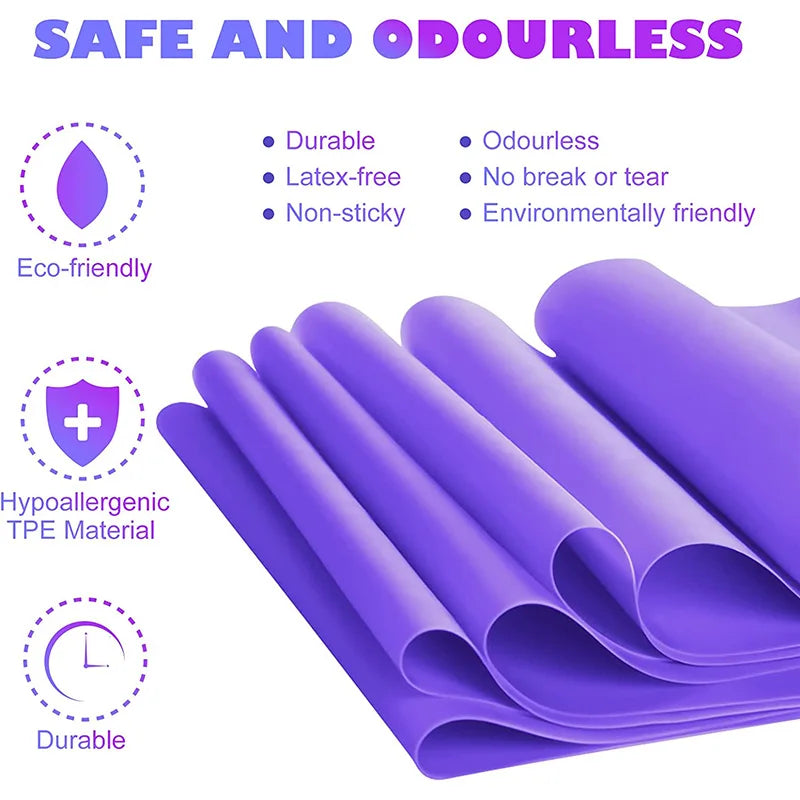 Resistance Bands Set – 4 Levels for Strength, Yoga & Recovery