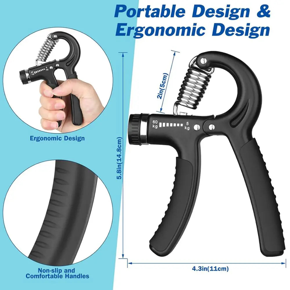 Adjustable Grip Strength Trainer – Hand & Forearm Strengthener